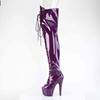 Pleaser - ADORE3021GP Platform Overknee Boots - Purple Product image
